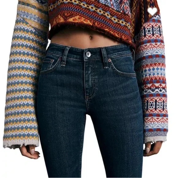 Like new Rag and Bone Cate dark jeans - Picture 4 of 12